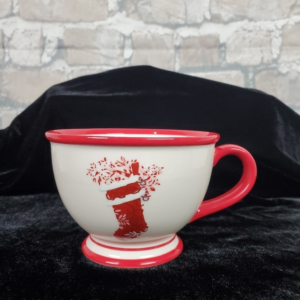 Starbucks 2007 Holiday Collection JOY Teacup Christmas Winter
